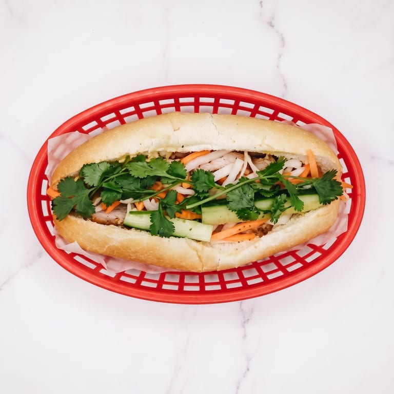Delicious Banh Mi Sandwiches