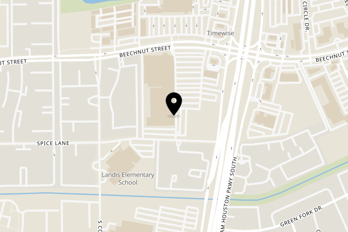 Map showing the location of Pho Bò Tơ & Bò Né on 8388 W Sam Houston Pkwy S #162 in Houston